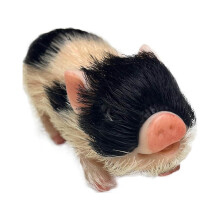 Mini Reborn Pig Doll Realistic 5Inch Soft Plyšová Hračka, Realistické Novorodené Zvieracie Plyšové Zviera Pre Deti Hranie Rolí A Zberateľov,