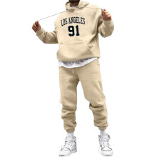 Mens Hoodies Men and Women Autumn and Winter Fashion Casual Letter Printed Sweater Pants Sports