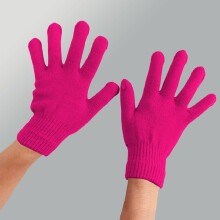 Unisex zimní pletené rukavice, celoprstové hřejivé rukavice pro muže i ženy, pružné termo rukavice pro outdoorové aktivity a chladné