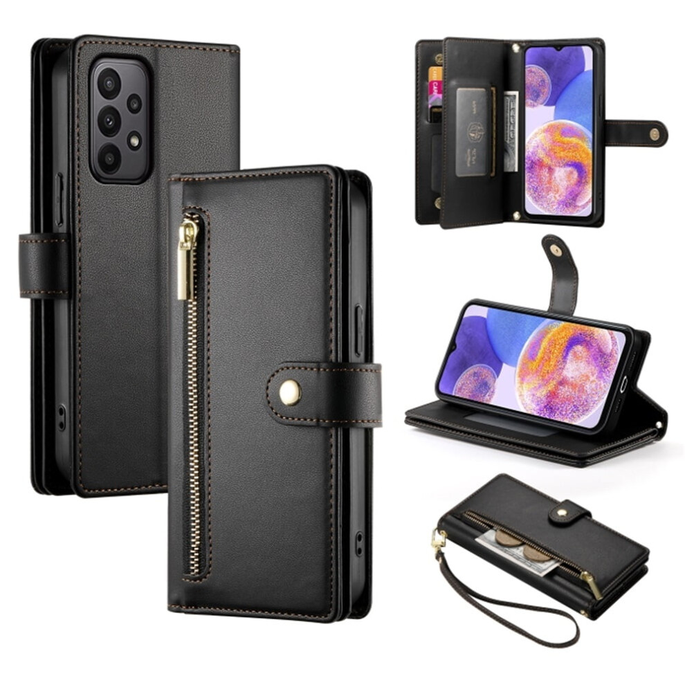 Samsung Galaxy A23 5G/4G Wallet Case Leather Black 937196986569