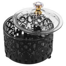 HEMOTON Plateau à bonbons et à snacks, petit plat noir, boîte cadeau décorative pour mariage