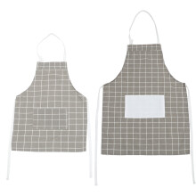 Pretyzoom2Pack Grembiuli coordinati madre figlia in cotone bianco, ideali per riporre utensili da cucina