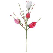 3er-Set künstliche Osterblumen-Eierstecker, 40 cm lange künstliche Osterblumenzweige, Frühlingszweige für Ostertischdekoration, Partydekoration,