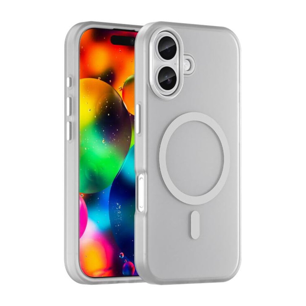 Slim Frosted Iphone 17 Case (Compatible With Magsafe) Â Shockproof, Anti-Fingerprint, Translucent White 9340959379873