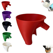 Entonnoir à farine pour robot KitchenAid – Compatible avec le modèle Artisan KSM150 de 5 litres à tête inclinable, pour un versement propre et