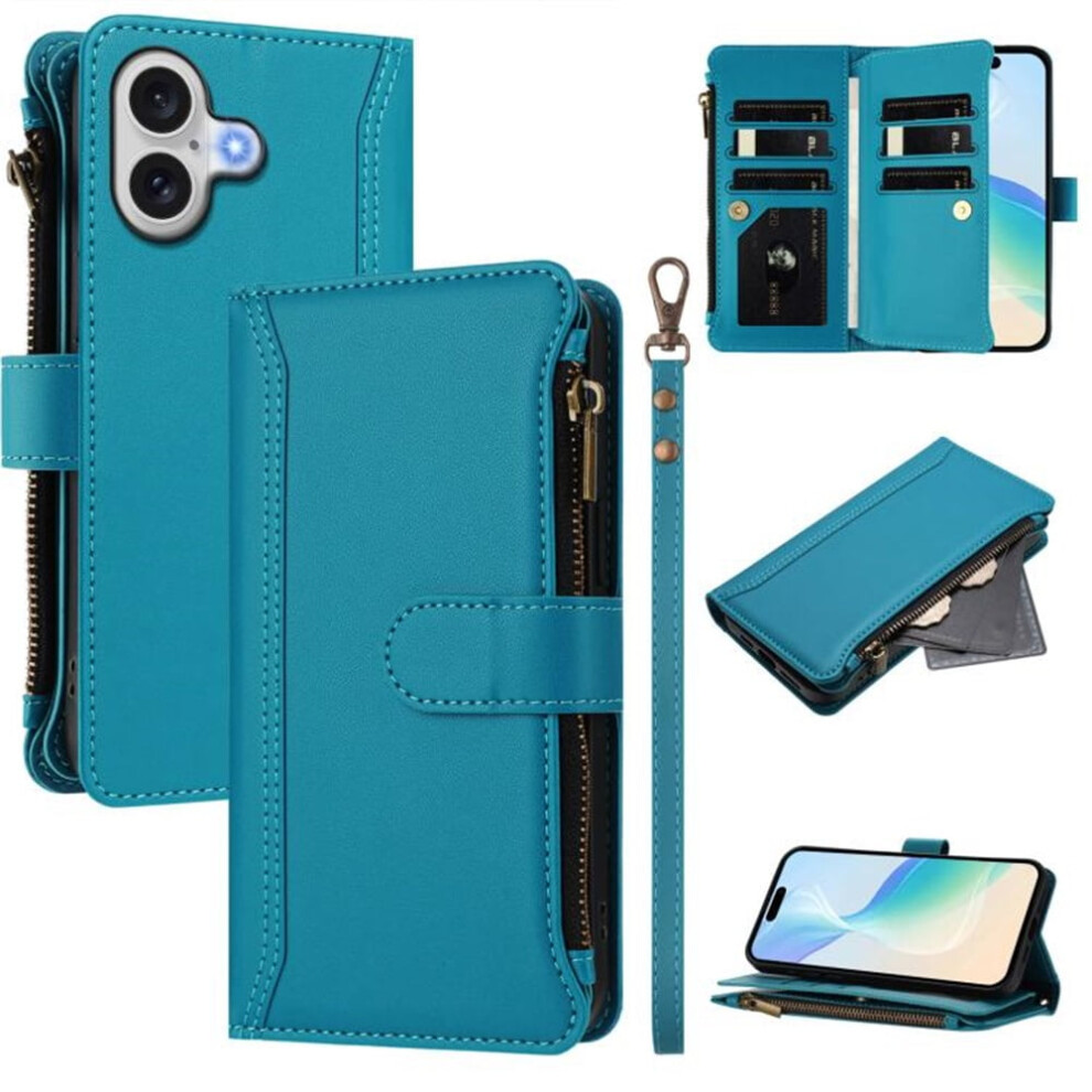Iphone 17 Wallet Case Pu Leather Magnetic Flip With 9 Card 937196988952