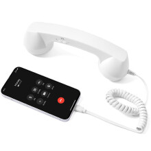 Telephone Handset for Type-C Cellphone White