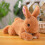 Easter Bunny Plush Toy 11.8 Inch Hot Pink 1