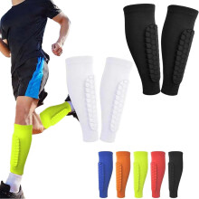 Shin Defender Shin Guards Kids, Calf Compression Sleeve with Honeycomb Pads, 2 Pack Shindefender Shin Guards Soccer, for Soccer Ski Youth Adult