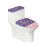 American Flag Toilet Seat Cover Set Polyester 2-Pack 1