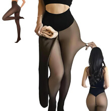 Új kompressziós pánt és egy varrás opció, plus size The Original Magic polár bélésű leggings, áttetsző, meleg női leggings