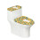 Sunflower Polyester Toilet Seat Cover Set Elastic Bottom 1