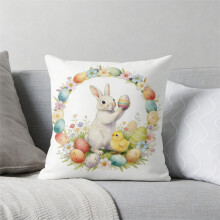Easter Pillow Cover Farmhouse Style 17.3 inch