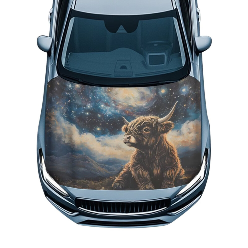 Stretchable Car Hood Cover Â Universal Fit For Most Cars, Sedans, Trucks, Pickups & Sports Cars 9557311948633