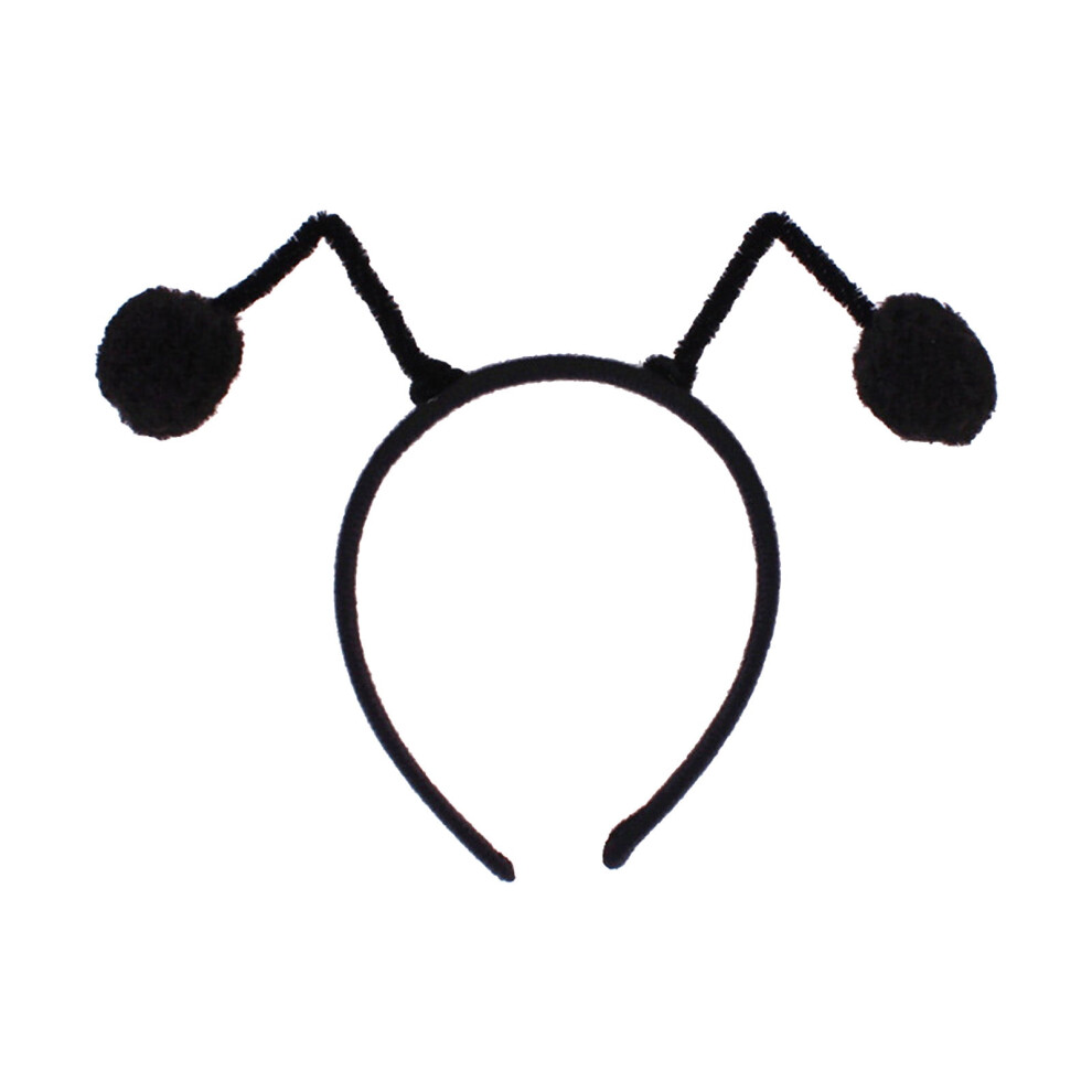 Adult Teens Cute Bee Pompom Shape Headband Plush Hair Hoop Makeup Live Broadcast Cosplay Party Headpieces