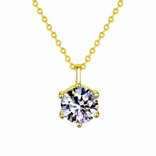 S925Hopea Moissanite Lumihiutale Riipuskaulakoru