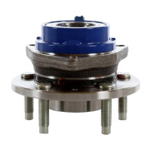 Polished Wheel Hub & Bearing Assembly with ABS Sensor, 5-Lug, Compatible with Saturn, Pontiac, Olds, Chevy, Cadillac, Buick