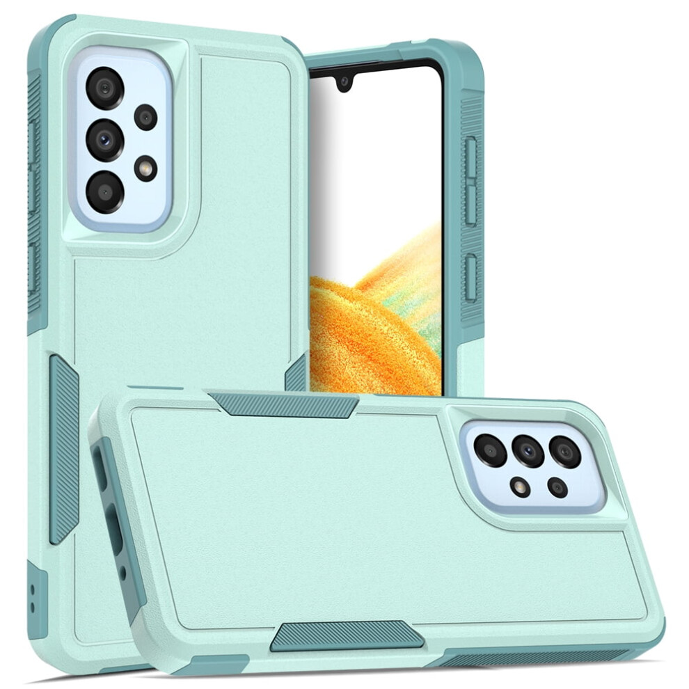 Defender Case For Samsung Galaxy A33 5G Â Heavy Duty, Dustproof, Shockproof, Non-Slip Rugged Cover, Light Green 9557311951961
