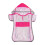 Dog Raincoat Transparent Hood Reflective Trim Adjustable 1