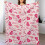 Valentine's Day Red Heart Flannel Throw Blanket 1