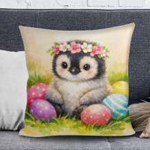 Easter Pillow Cover Farmhouse Style 17.3 inch