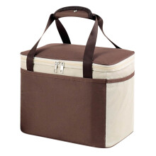 Grande glacière souple isotherme pour le voyage, pouvant contenir 24 canettes (14 L).