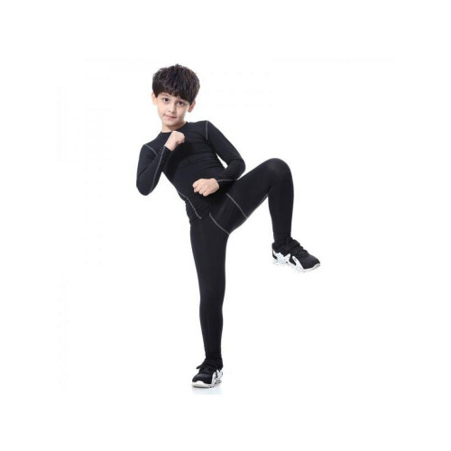 Youth Compression Long Thigh Trousers Base Layer