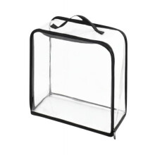 Sacs de rangement transparents à fermeture éclair – Sacs de rangement transparents, grande capacité et 3D pour vêtements, couettes et plus