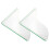 3Pairs Clear Acrylic Bath Tub Splash Guards Easy Install Splash Guards 3