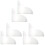 3Pairs Clear Acrylic Bath Tub Splash Guards Easy Install Splash Guards 4