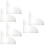 3Pairs Clear Acrylic Bath Tub Splash Guards Easy Install Splash Guards 8
