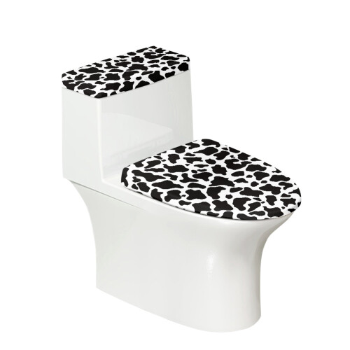 Toilet Lid Cover Polyester Elastic Bottom 1 Pack