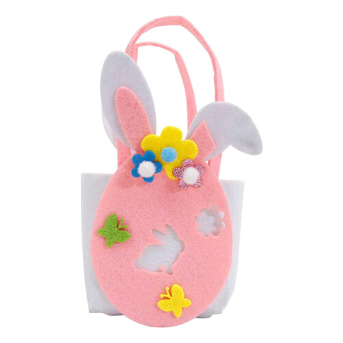 Πασχαλινό καλάθι, 1 τεμάχιο καλάθι κυνηγιού πασχαλινών αυγών από μη υφασμένο