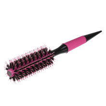 Round Hair Brush Hair Brushes for Women Nylon Bristle Pins Round Brush Pink 10.04"x1.77"