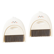 2 Sets Mini Broom Keyboard Car Detailing Brush Automotive Dustpan Whisk Pupils Child
