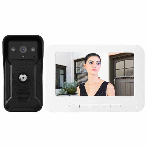 Advanced Video Intercom With IR Night Vision And Waterproof Outdoor Panel, Hands Free Call Function And Remote Door Unlocking For Secure Living 2