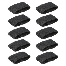 Pacote com 10 suportes elásticos para cintos de 3,5 a 4 cm.