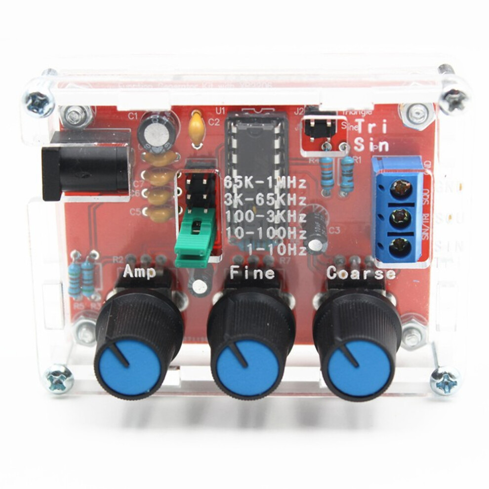 Xr2206 Diy Signal Generator Kit 1Hz-1Mhz Adjustable Function Tester 4611389381190