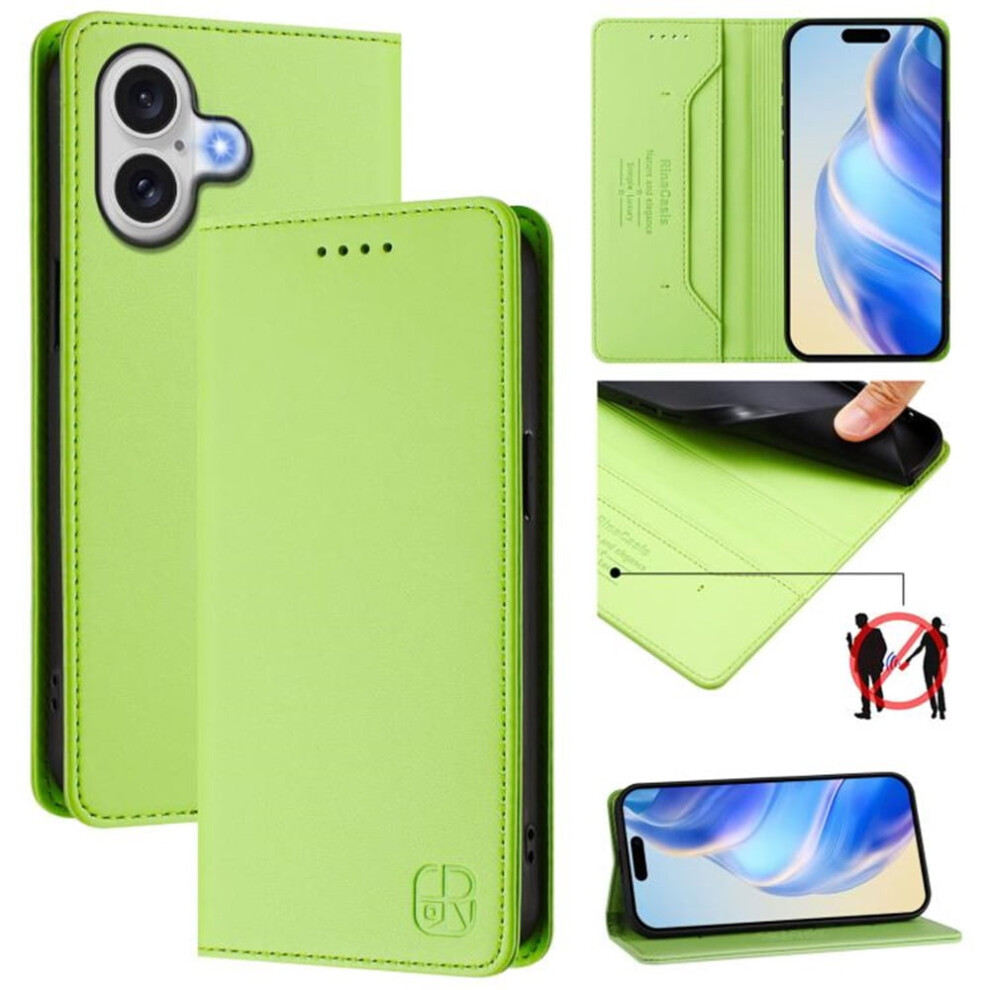 Rfid-Blocking Pu Leather Wallet Case For Iphone 17, 913211548578