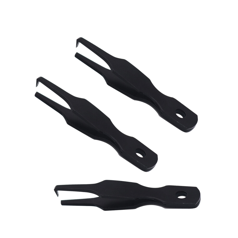 Feamos 3Pcs Double Opening Pliers Lure Rings Opener Fishing Line Pliers Quick Split Rings Opener Fishing Line Tweezers 9327961723047