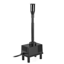 Garden Water Fountain Pump With White LED Lights, Solar Fountain Kit Blocking Protection System Submersible Pump AC5W Waterproof Fish Tank Pond