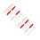 20Pcs Compact Lip Gloss Vials Assorted Colors Empty Lipstick DIY Tubes 2