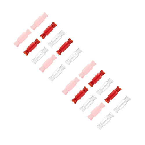 20Pcs Compact Lip Gloss Vials Assorted Colors Empty Lipstick DIY Tubes 1