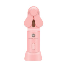 Foldable Handheld Fan, Mini Travel Fan with Fine Spray Mist and Low Noise Operation, Rechargeable Personal Fan for Women Men Office Outdoor Use