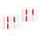 20Pcs Compact Lip Gloss Vials Assorted Colors Empty Lipstick DIY Tubes 6
