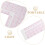 3Pcs Plastic Tailor Ruler Pink L Shape Hem Drawing Tool for Clothing 5