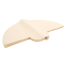 Heat Resistant Coffee Filters, Natural Unbleached for Coffee Shop, 40Pcs Disposable Cone Paper Filters Maintain Original Aroma, Drip Coffee Machine