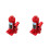 2Pcs Profile Jack for Tyre Changing Durable Steel Safety Valve 7