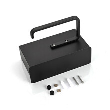 Feuchttuch-Organizer mit platzsparender Ablage, umweltfreundlicher, rostfreier Edelstahl-Toilettenpapierhalter, einfache Wandmontage