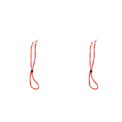 2Stk Roter Brillen Sicherheitsband Eyeglasses Stringhalter